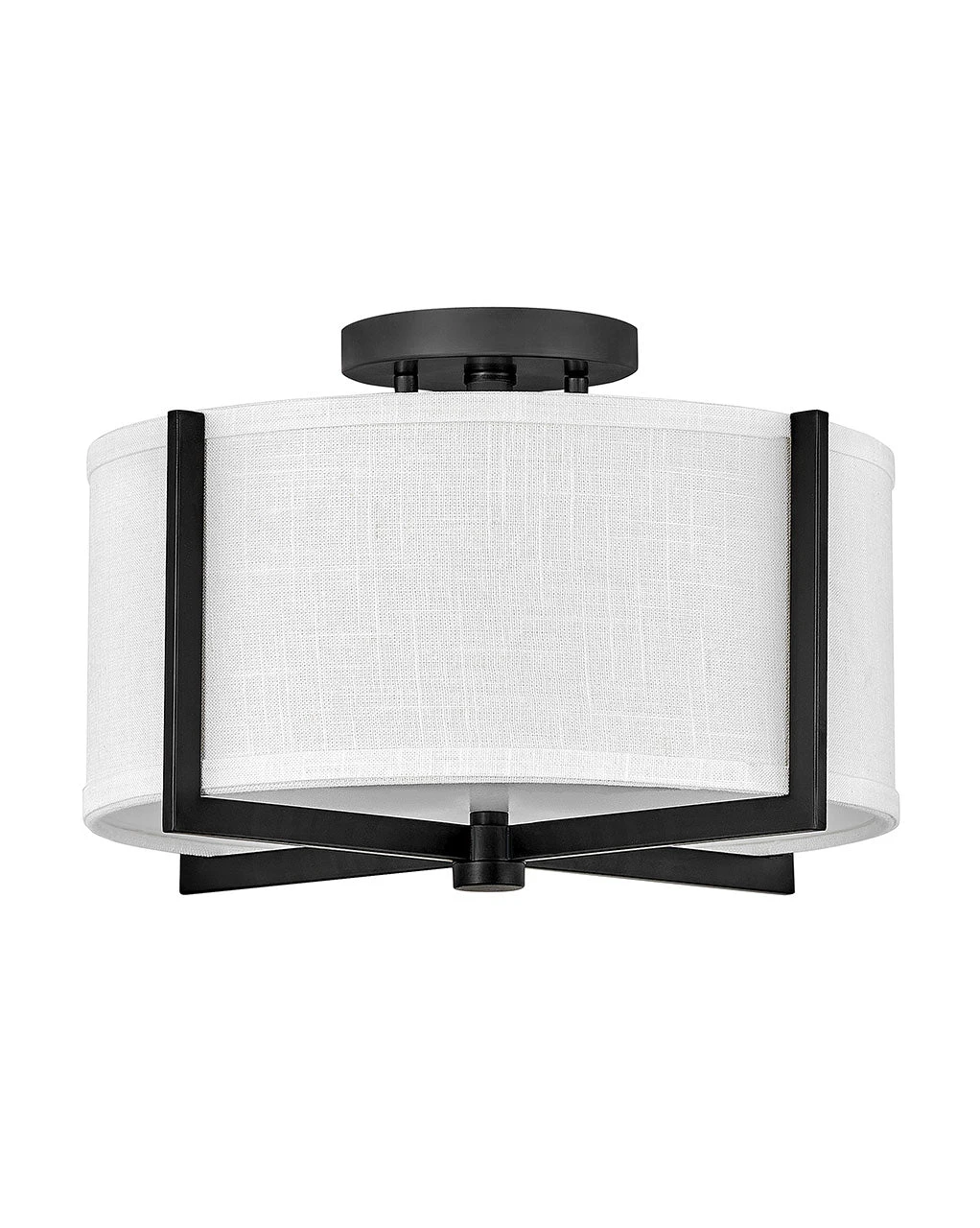 Axis Off White Semi-Flush Mount
