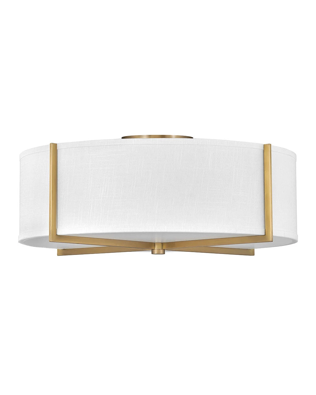Axis Off White Semi-Flush Mount - Image 3