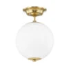 Sphere No.1 Semi-Flush Mount