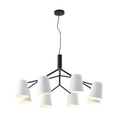Eight Light Chandelier DLS87C37W