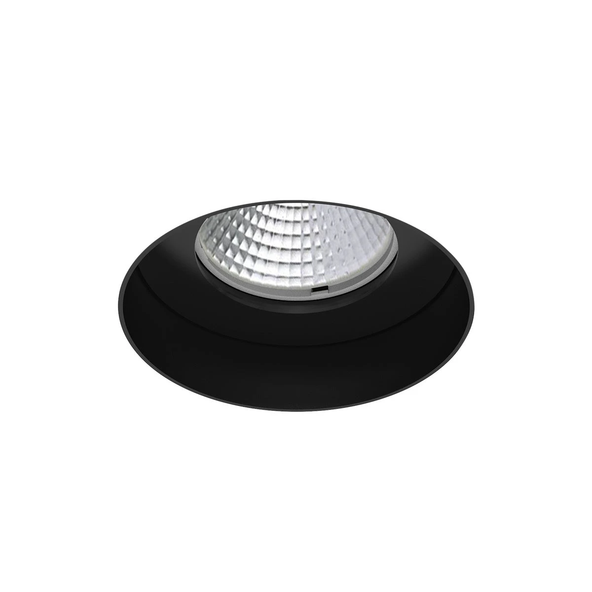 15W 1-Light Black 3" Trimless LED Downlight