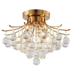 Three Light Semi Flush Mount BET02FM16BR