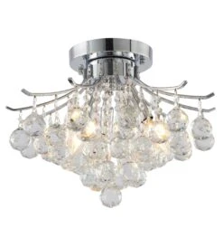 Three Light Semi Flush Mount BET02FM16CH