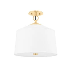 White Plains Semi-Flush Mount