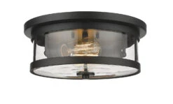 Two Light Flush Mount YS22137-2C-BLK