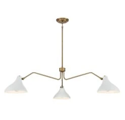 Three Light Pendant M7019WHNB