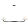 Two Light Linear Chandelier M100122MBK