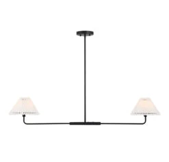 Two Light Linear Chandelier M100122MBK