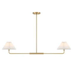 Two Light Linear Chandelier M100122NB
