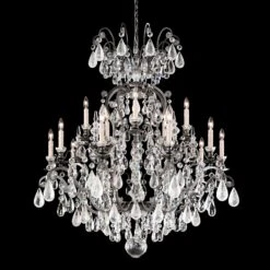 Renaissance Rock Crystal Chandelier