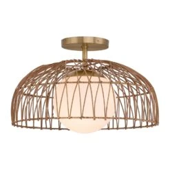 One Light Convertible Pendant Or Semi Flush M7043NB