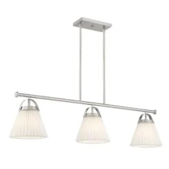 Three Light Linear Chandelier M100125BN