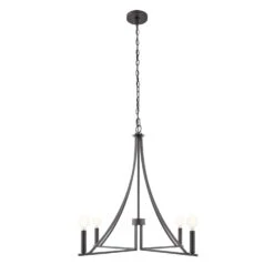 Four Light Chandelier M100141MBK