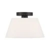 One Light Semi Flush Mount M60077MBK