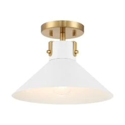 One Light Semi Flush Mount M60078WHNB