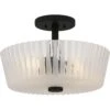 Gray Semi Flush Mount