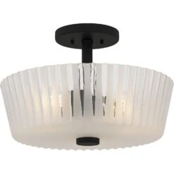 Gray Semi Flush Mount