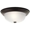 13.25" 2 Light Flush Mount Olde Bronze®
