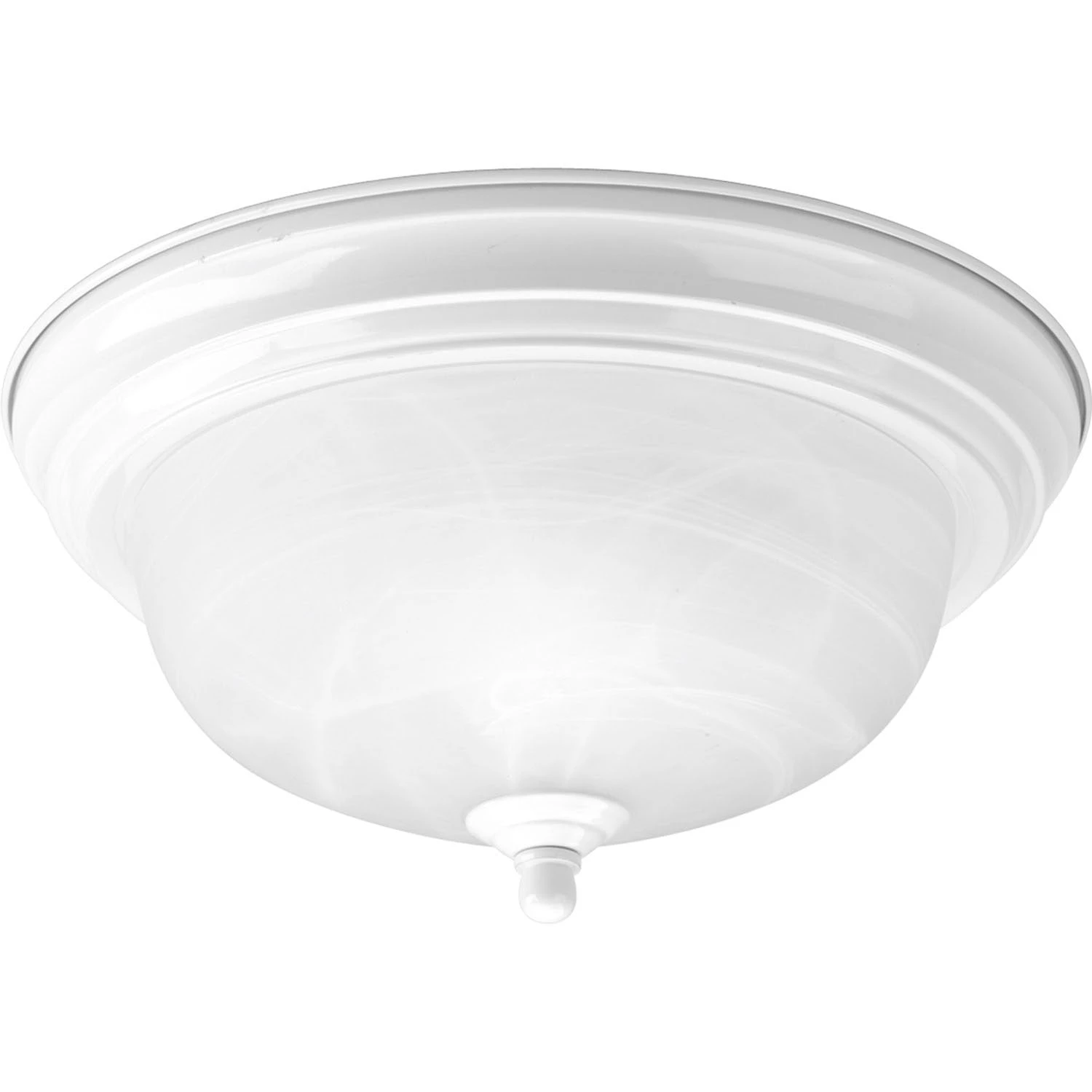 Progress Dome Glass Alabaster Flush Mount - Image 5