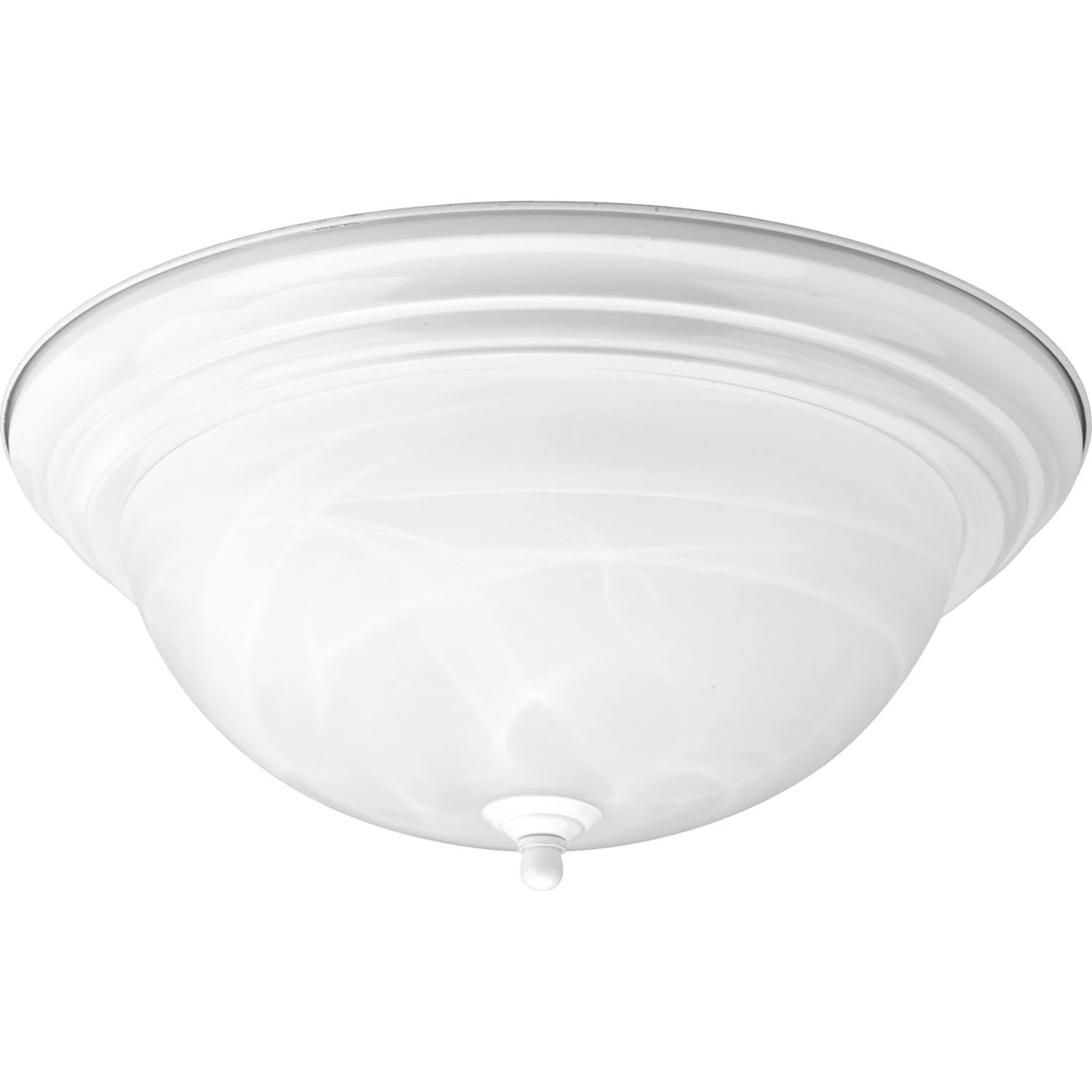 Progress Dome Glass Alabaster Flush Mount - Image 11