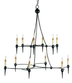 Danielli Black Chandelier