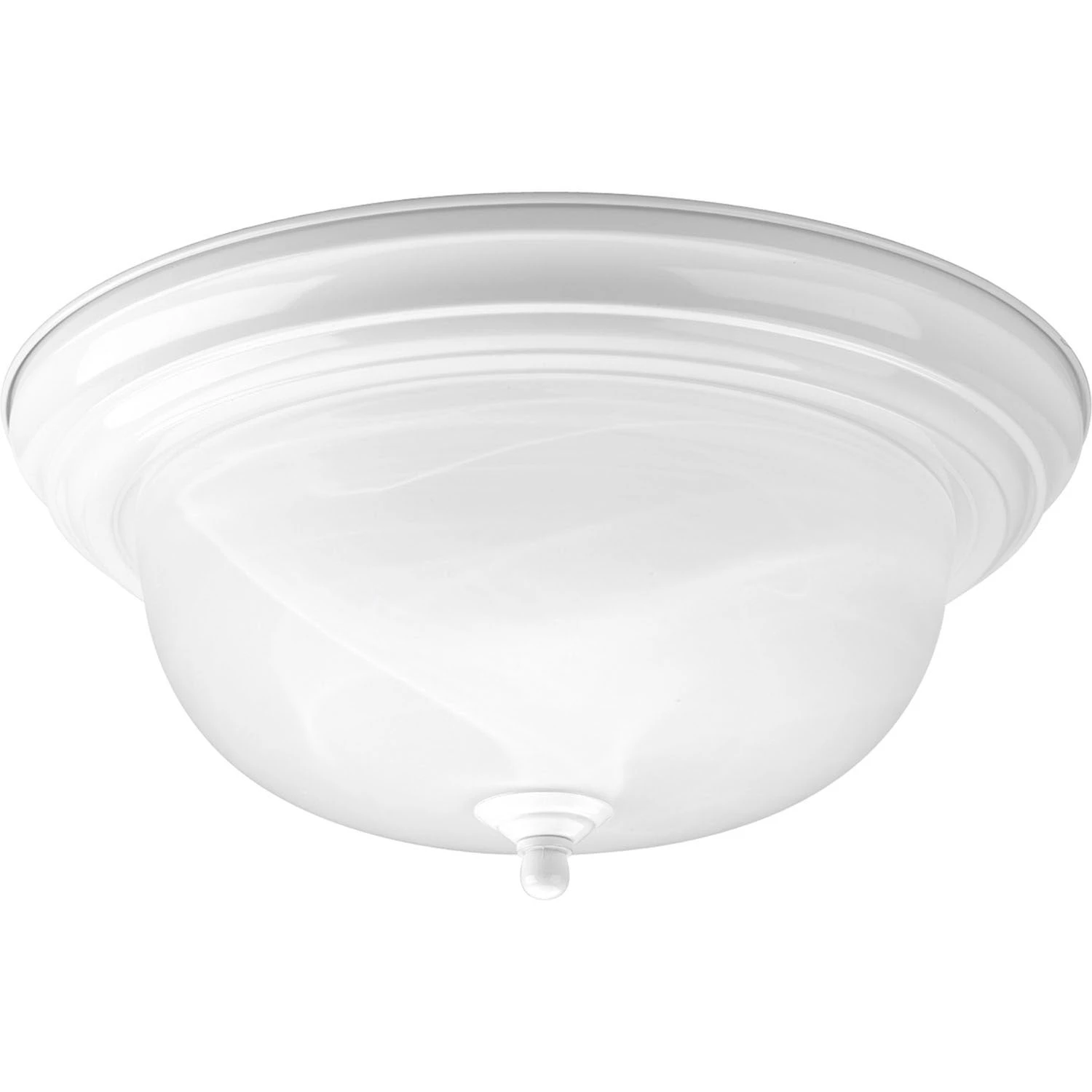 Progress Dome Glass Alabaster Flush Mount - Image 17