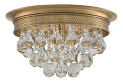 Worthing Brass Flush Mount Flush Mount
