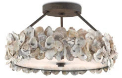 Oyster Shell Collection Semi Flush Mount