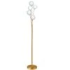 Dainolite 5-lights 200w Aged Brass Incandescent Floor Lamp