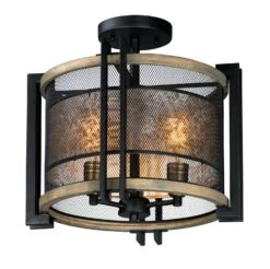 Maxim Boundry Semi-Flush Mount