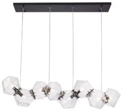 Eight Light Chandelier SR12CBLK