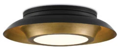 Metaphor Black Brass Flush Mount Flush Mount